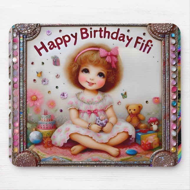 Tapis De Souris FIFI ~ Sweet Little Girl ~ (Devant)