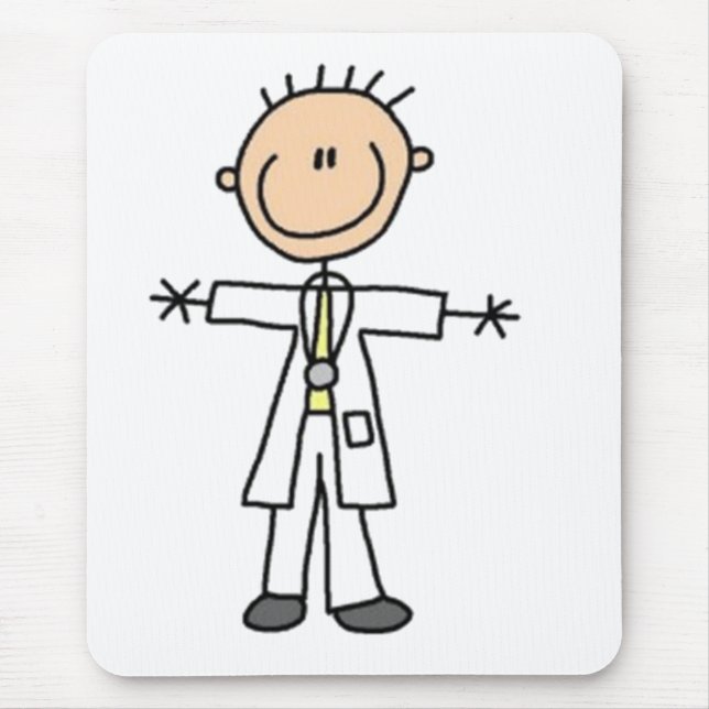 Tapis De Souris Figure Docteur Stick (Devant)
