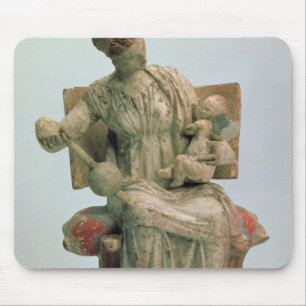 Tapis De Souris Figurine d'Aphrodite jouant avec l'eros