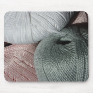 Tapis De Souris Fil à tricoter/tapis de souris de laine