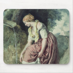 Tapis De Souris Fille à un conduit