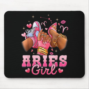 Tapis De Souris Fille Bélier Reine d'anniversaire Femme Fille d'an