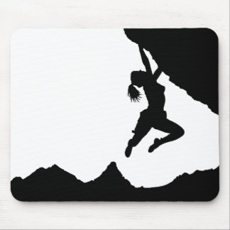 Tapis De Souris fille boulderer et Matterhorn