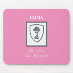 Tapis De Souris Fille, Calice en Argent pour la Première Communion