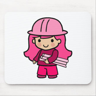 Tapis De Souris Fille d'architecte