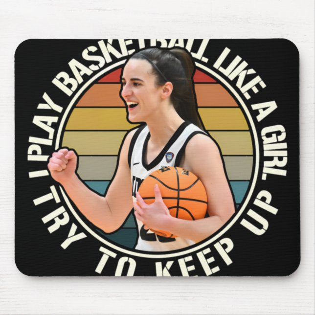 Tapis De Souris Fille de basket-ball (Devant)
