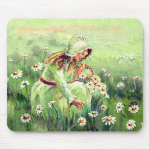 Tapis De Souris FILLE de MARGUERITE par SHARON SHARPE