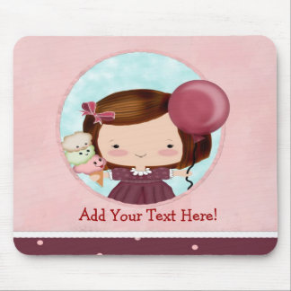 Tapis De Souris Fille de partie Mousepad