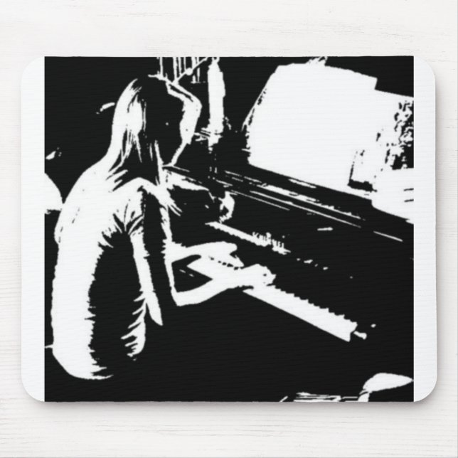 Tapis De Souris Fille de piano (Devant)