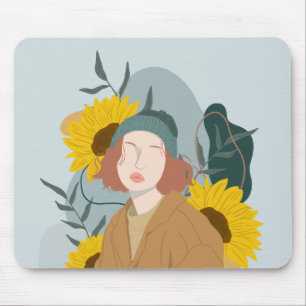 Tapis De Souris fille ensoleillée