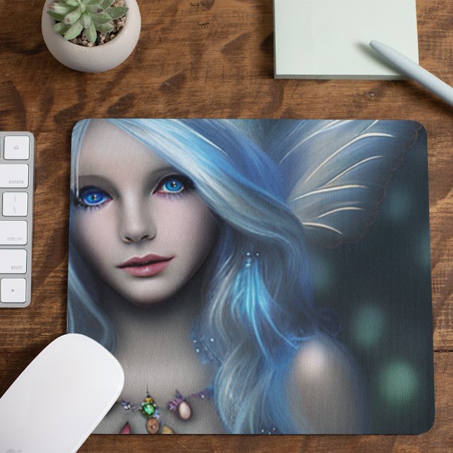 Tapis De Souris Fille Fée Mystique Éthérée (Créateur téléchargé)