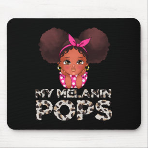 Tapis De Souris Fille Fille Fille Nièce Enfant Soeur Noire Histoir