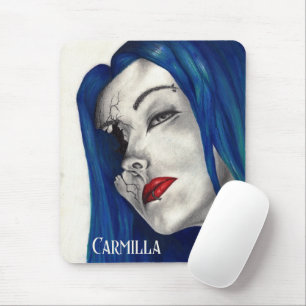 Tapis De Souris Fille gothique de fantasy magnifiquement brisée au