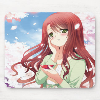 Tapis De Souris Fille Mousepad d'Anime de Hanami