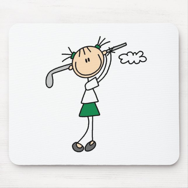 Tapis De Souris Fille Mousepad de golf (Devant)