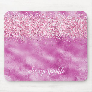 Tapis De Souris Fille Parties scintillant rose Glam Sparkle