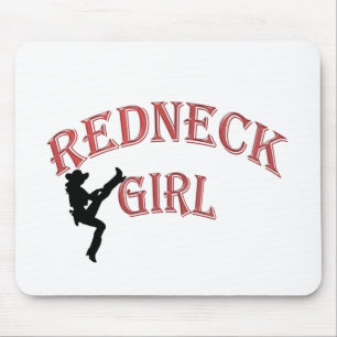 Tapis De Souris Fille Redneck Mousepad