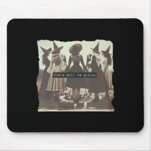 Tapis De Souris Fille Sera Fille Drôle Sorcière Vibes de cuisine H