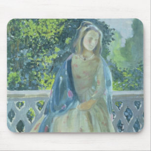 Tapis De Souris Fille sur Balcony, 1900
