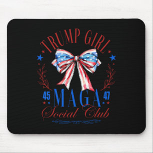 Tapis De Souris Fille Trump 45 47 Méga Est 2024 Club Social Heureu