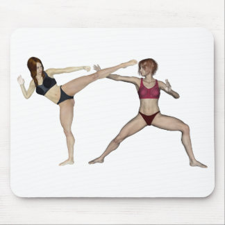 Tapis De Souris Filles d'arts martiaux