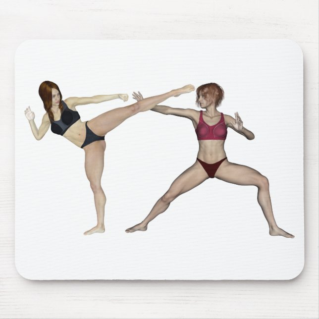 Tapis De Souris Filles d'arts martiaux (Devant)