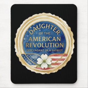 Tapis De Souris Filles de la Révolution américaine patriote USA