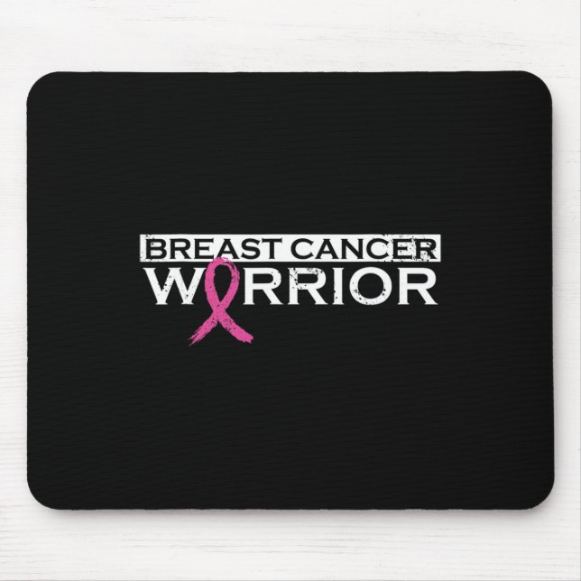Tapis De Souris Filles Guerrier du cancer du sein1 (Devant)