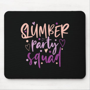 Tapis De Souris Filles soirée pyjama équipe sommeil ongles