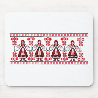 Tapis De Souris Filles ukrainiennes traditionnelles de l'Ukraine