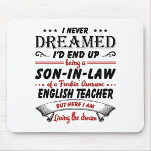 Tapis De Souris Fils En Droit De L'Enseignant Anglais Awesome