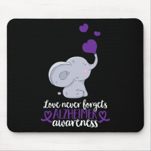 Tapis De Souris Fin Heimer L'amour n'oublie jamais la conscience H