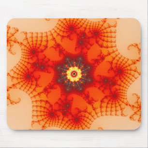 Tapis De Souris Fire Web - Fractal Art