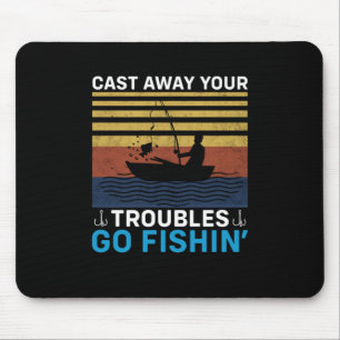 Tapis De Souris Fisher Go Fishing