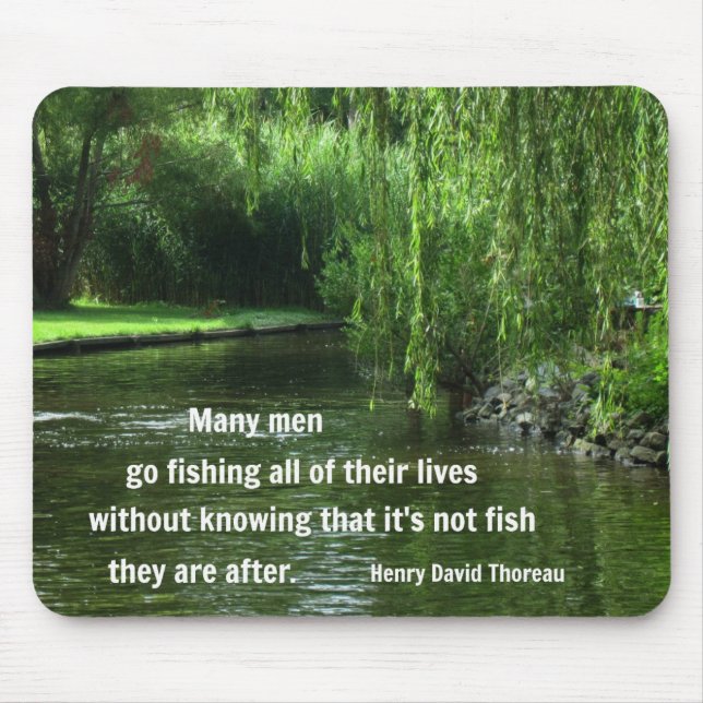 Tapis De Souris Fishing quota by H.D. Thoreau (Devant)
