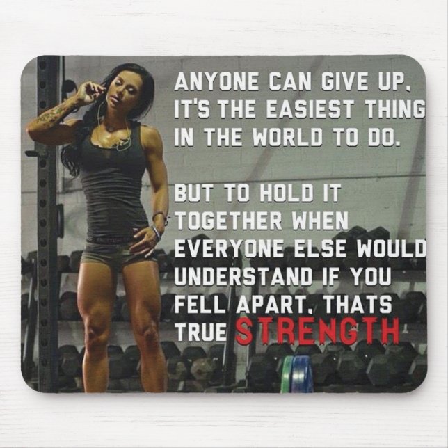 Tapis De Souris Fitness and Gym Motivation (Devant)