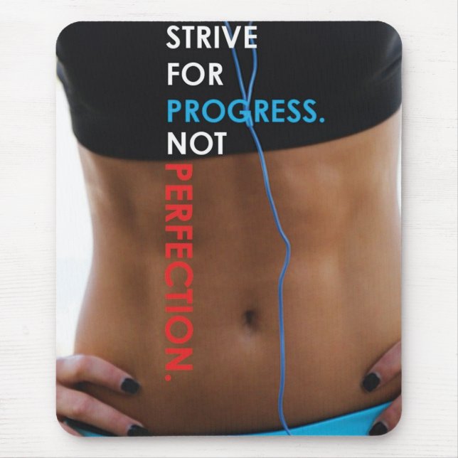 Tapis De Souris Fitness Motivationnelle (Devant)