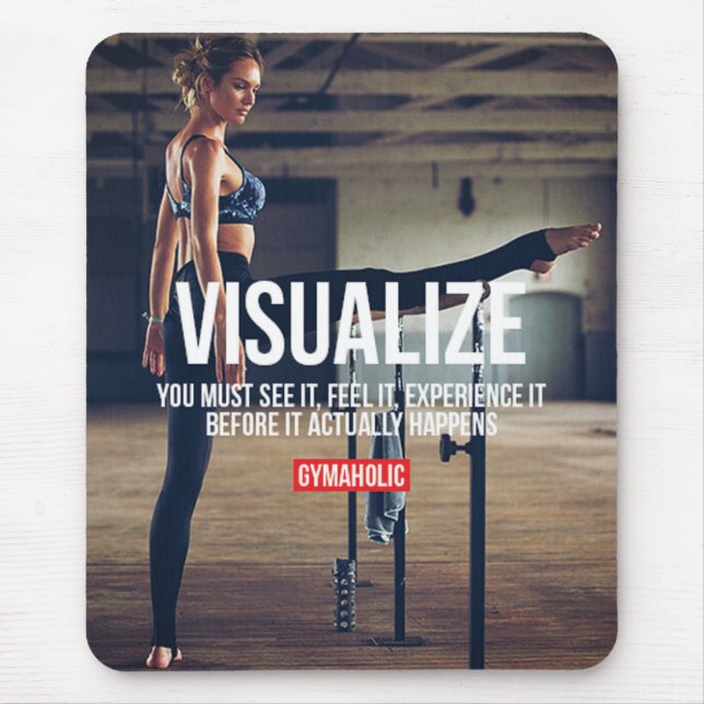 Tapis De Souris Fitness Motivationnelle (Devant)