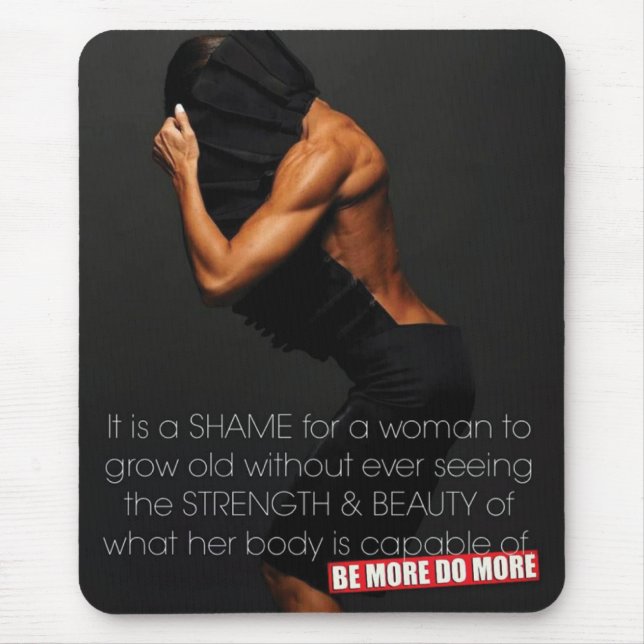 Tapis De Souris Fitness Motivationnelle (Devant)