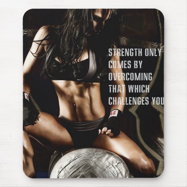 Tapis De Souris Fitness Motivationnelle (Devant)