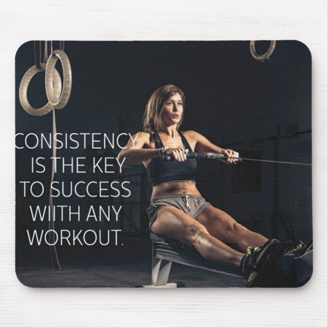 Tapis De Souris Fitness Motivationnelle (Devant)