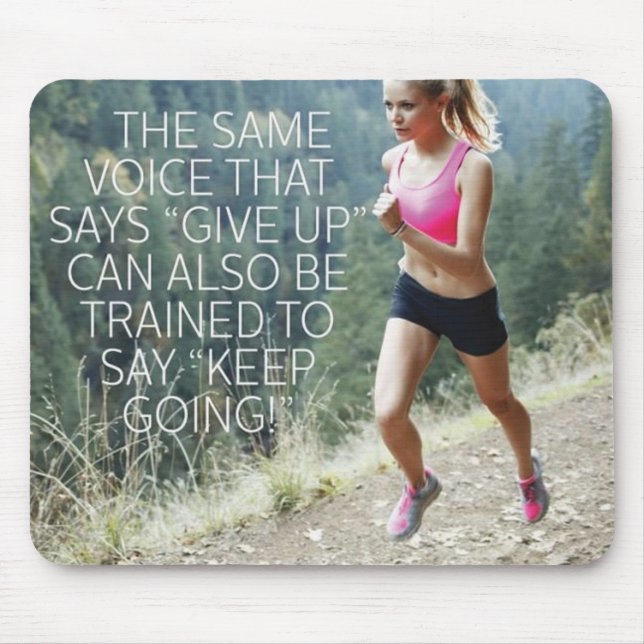 Tapis De Souris Fitness Motivationnelle (Devant)