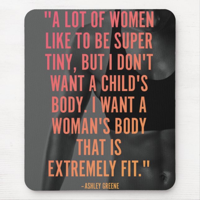 Tapis De Souris Fitness Motivationnelle (Devant)