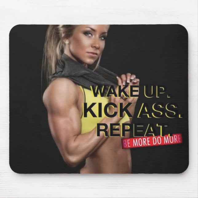 Tapis De Souris Fitness Motivationnelle (Devant)