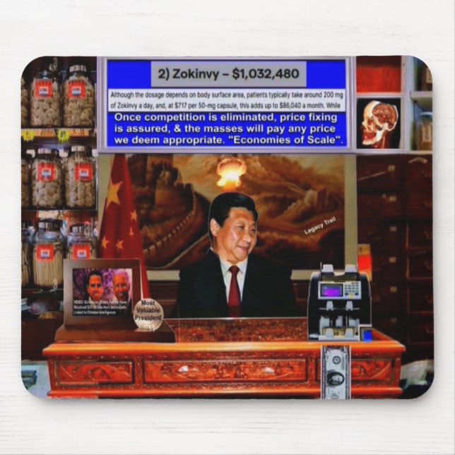 Tapis De Souris Fixation des prix (Devant)