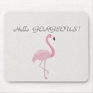 Tapis De Souris Flamant Rose Adorable - Bonjour Magnifique