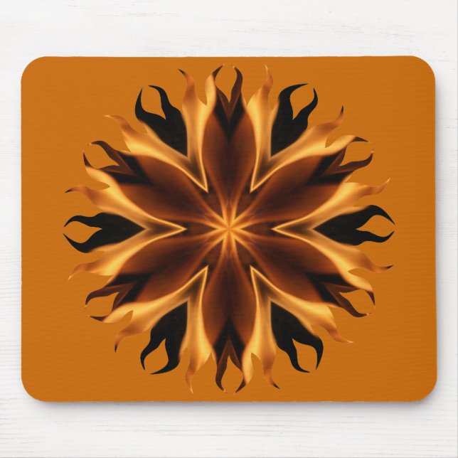 Tapis De Souris Flames Mousepad (Devant)