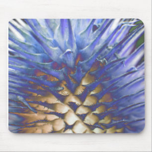 Tapis De Souris Flamme bleu laiton sauvage Mousepad
