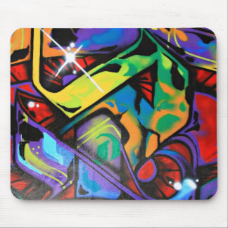 TAPIS DE SOURIS FLAMME DE GRAFFITI