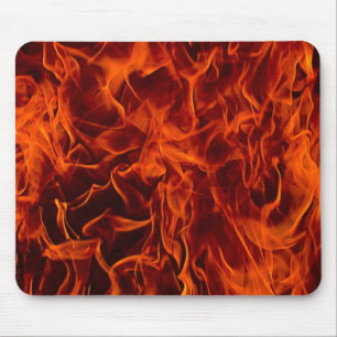 Tapis De Souris Flammes du feu Mousepad